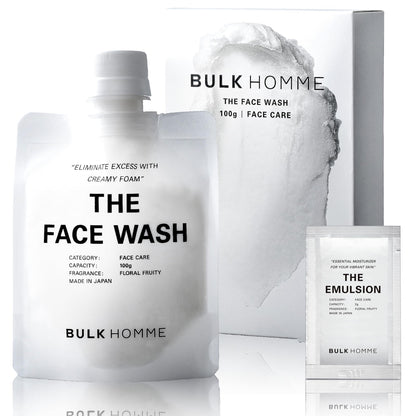 BULK HOMME The Face Wash 100g Gentle Foaming Cleanser with Sample
