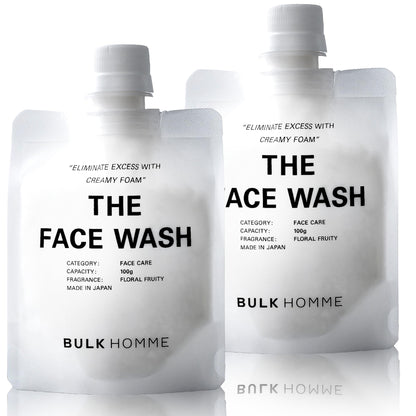 BULK HOMME The Face Wash 100g Gentle Foaming Cleanser for Men