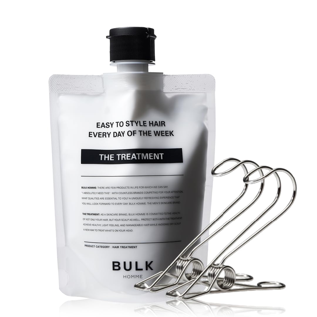 BULK HOMME Après-shampoing pour hommes avec pince à crochet, 180 g