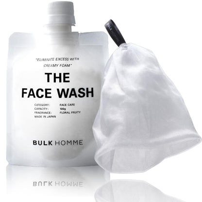 BULK HOMME Nettoyant Visage pour Hommes 100g avec Éponge à Mousse