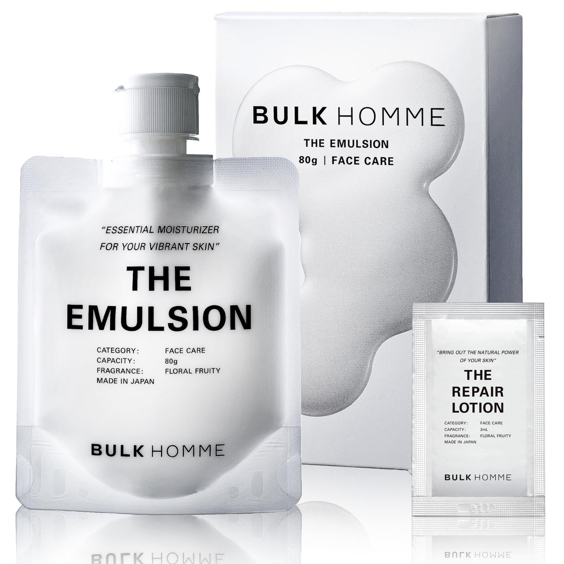 BULK HOMME Emulsion pour hommes 80g avec échantillon