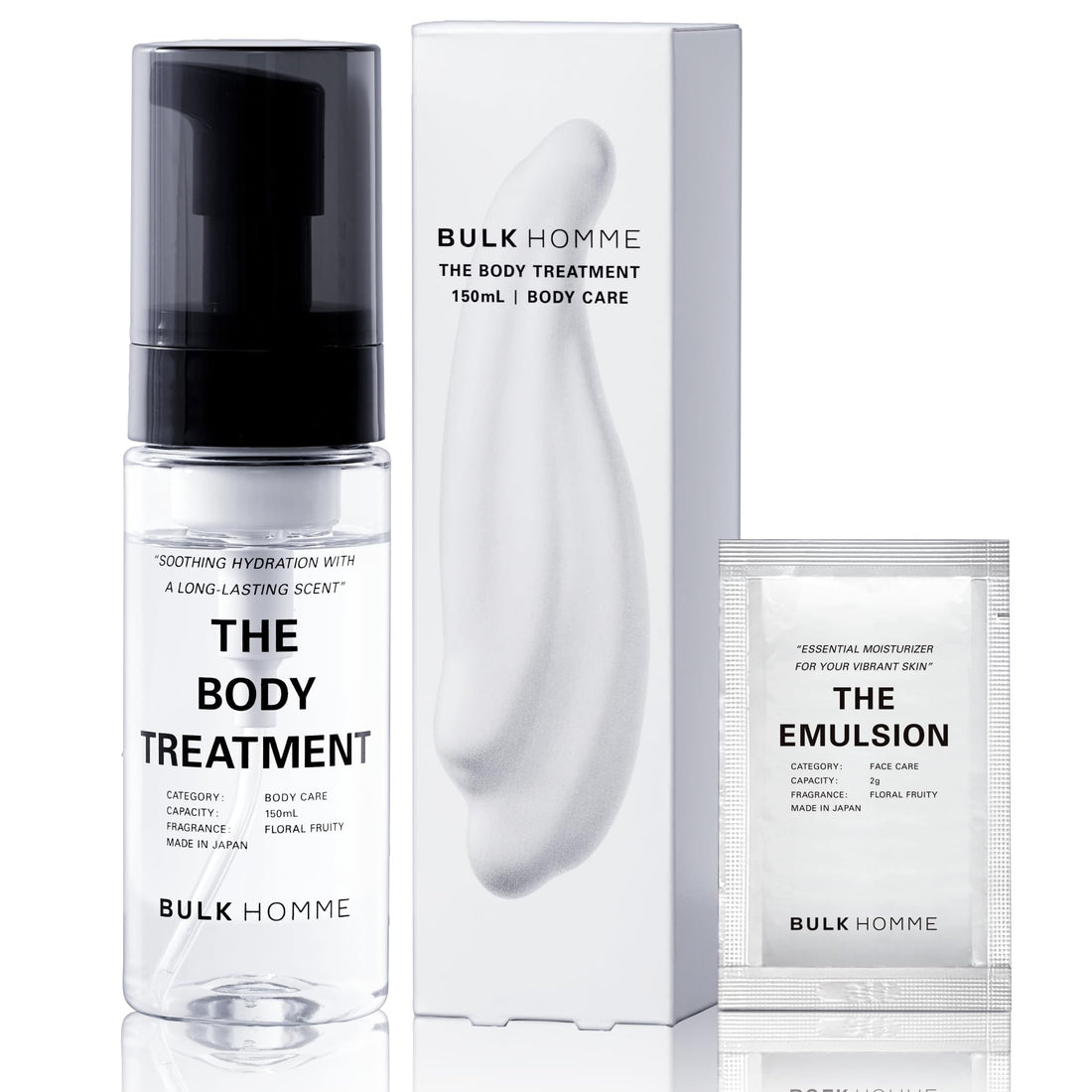 BULK HOMME Body Treatment for Men 150ml Moisturizing Cream