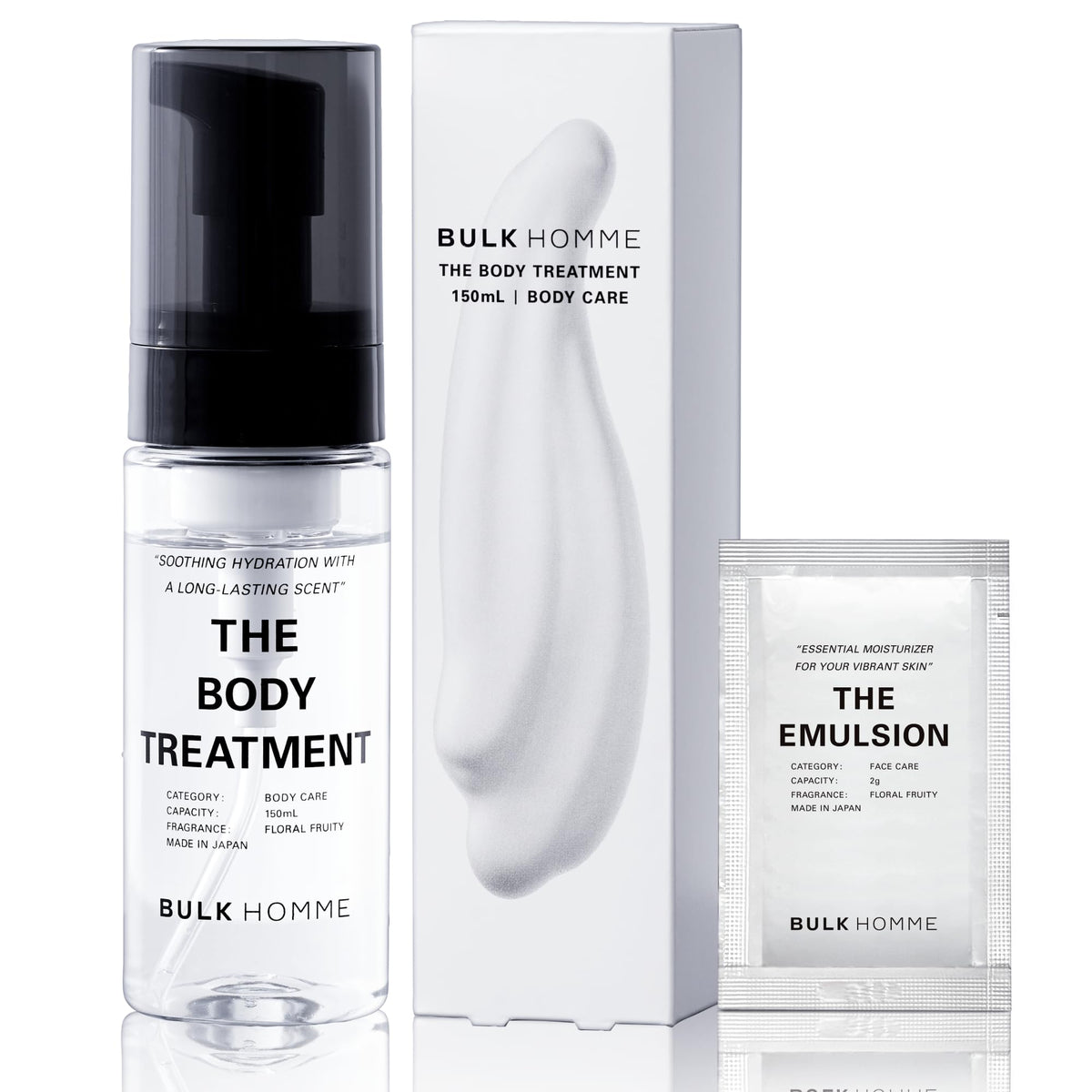BULK HOMME Body Treatment for Men 150ml Moisturizing Cream
