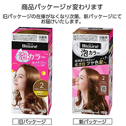 Blaune Foam Hair Color Light Brown 1 Set