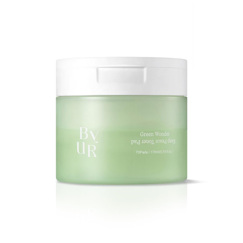 ByUR Toner Pads Smoothing Green Hydrating Moisture Care