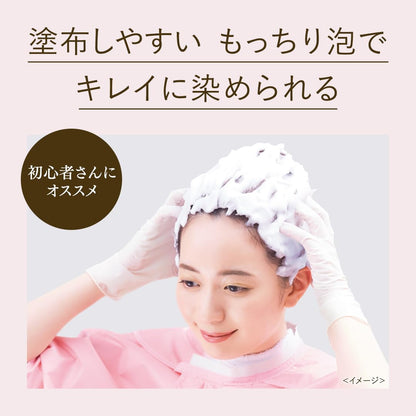 Beautylabo Whipped Hair Color Misty Ash 40g + 80mL + 5mL