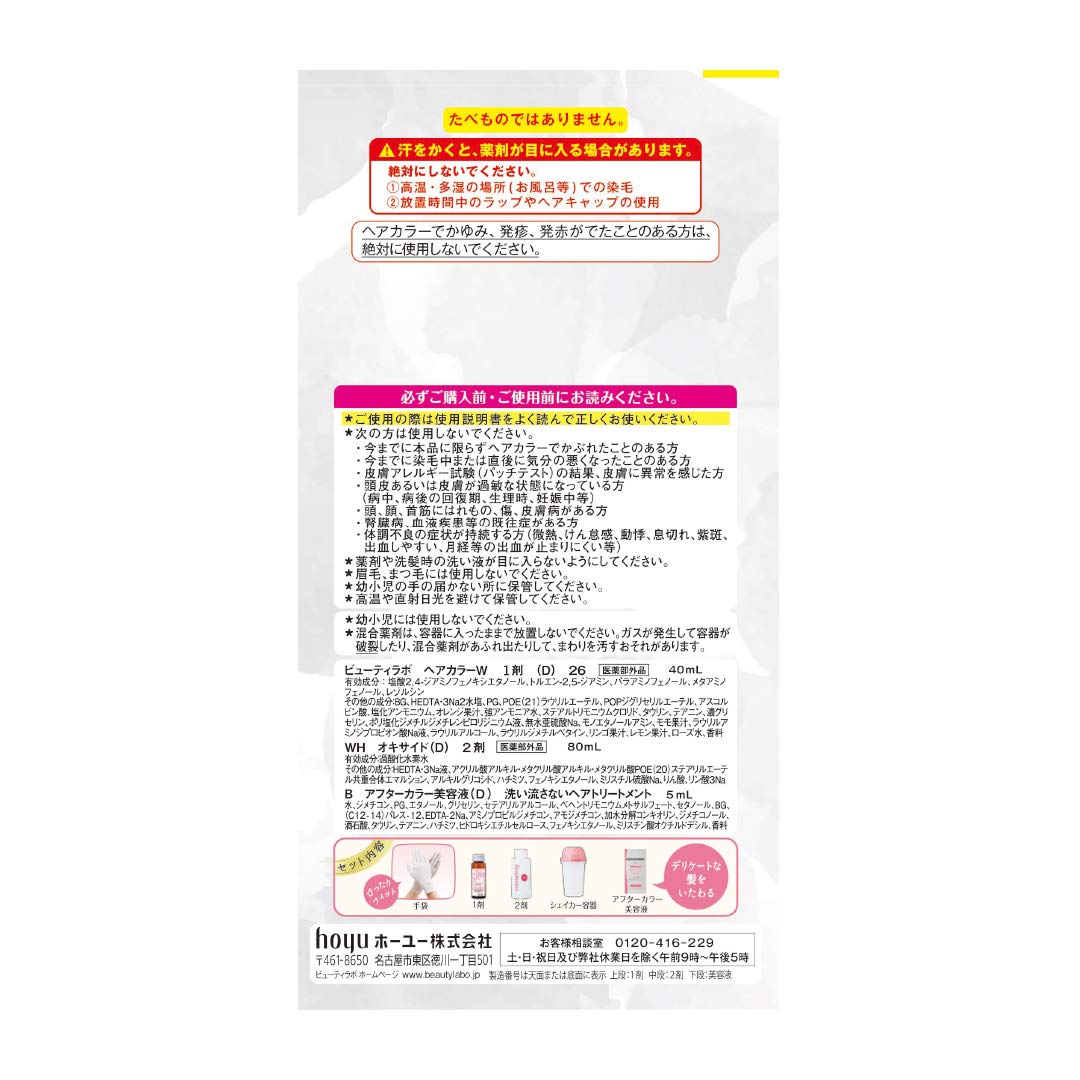 Beautylabo Whipped Hair Color Classic Ash 40ml + 80ml
