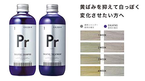 CALATAS Heat Care Treatment Purple 250ml for Japanese Hair Care