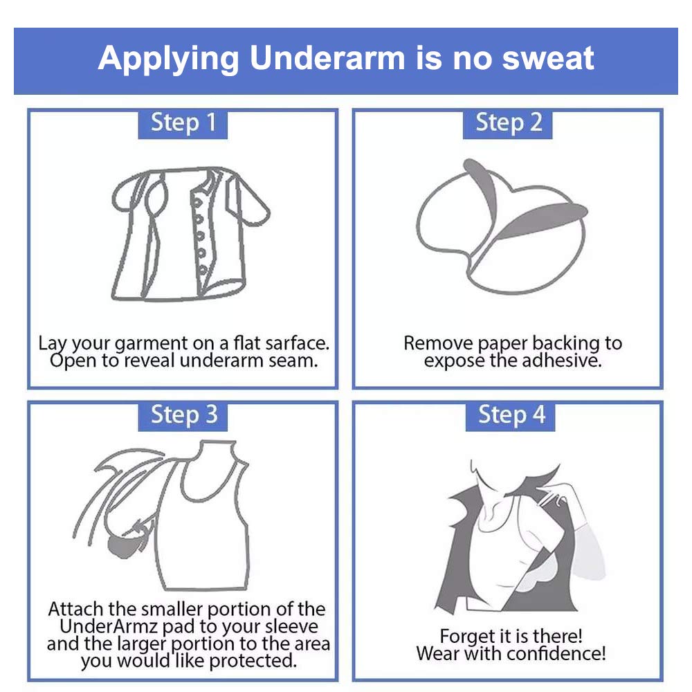 CANAGROW Unisex Sweat Pads 100 Count for Comfortable Wear
