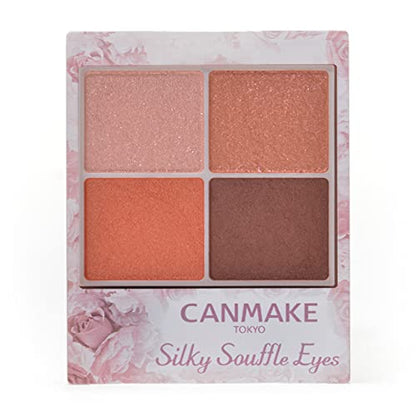 CANMAKE Silky Suede Eyeshadow 07 Nectarine Orange 1 Piece