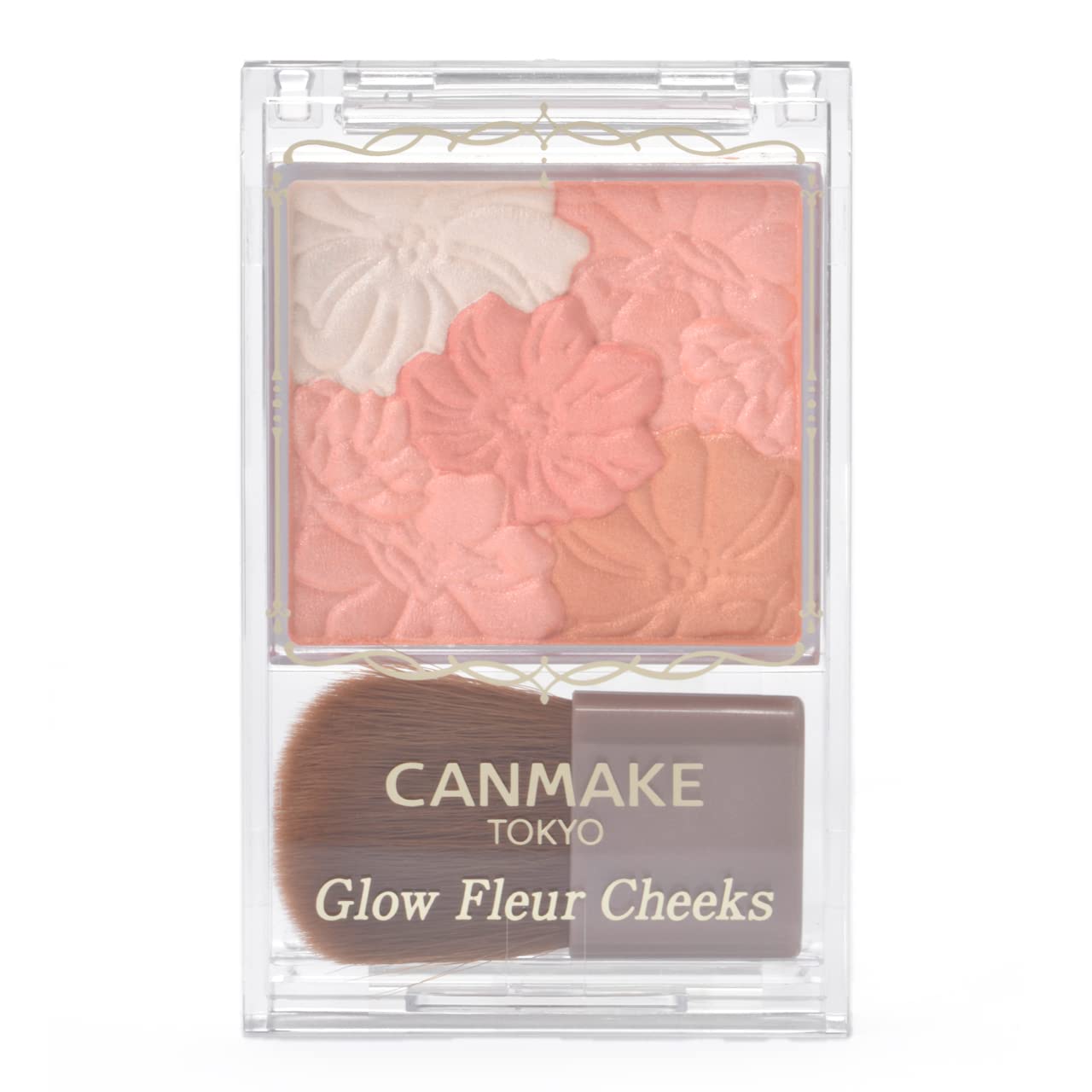 CANMAKE Powder Glow Fleur Cheeks 03 Fairy Orange 6.3g
