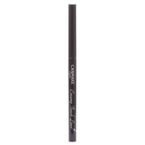 Canmake Creamy Touch Liner Gel Dark Brown 0.10g for Precise Application