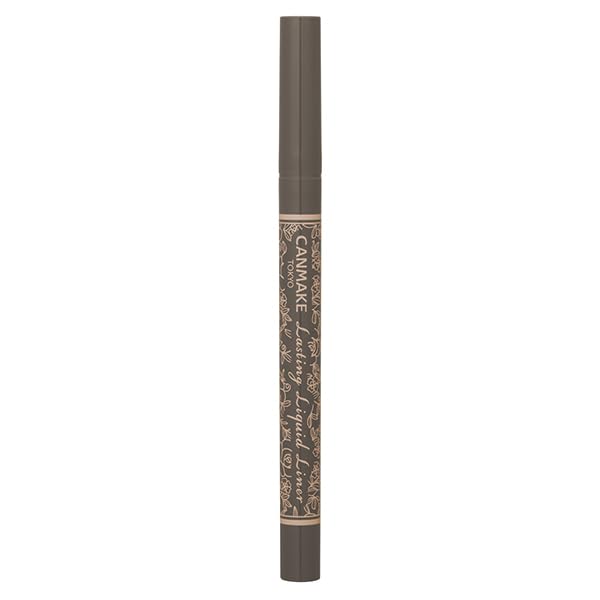 Canmake Lasting Liquid Liner Sepia Grayish 0.5ml Quick-Drying Eyeliner