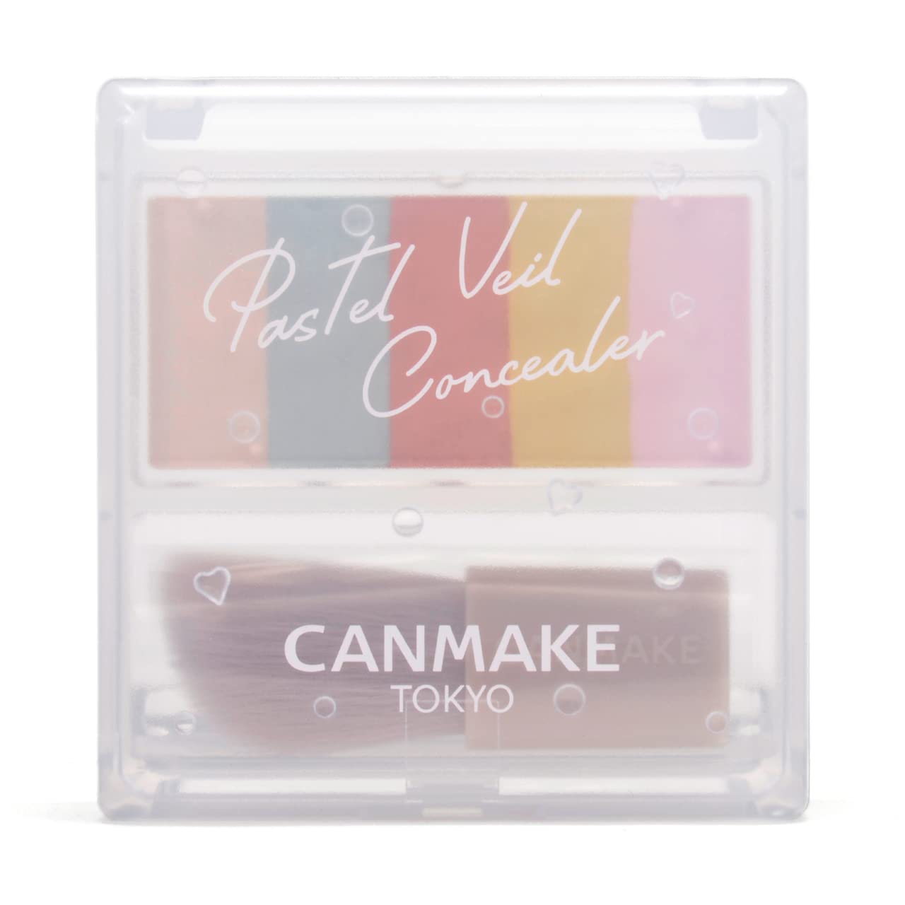 CANMAKE Pastel Veil Concealer 01 Light Beige 1.85g Powder Concealer Color Control Moisturizing
