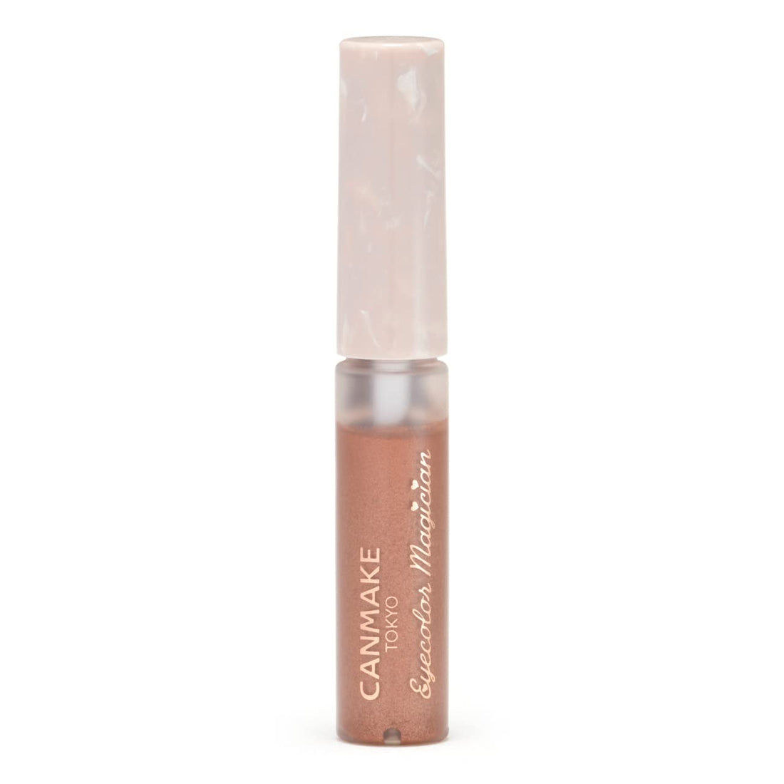 CANMAKE Eye Color Magician 01 Memories of a Café 3.6ml Liquid Eyeshadow Cream Reddish Brown Glitter Pearl 1