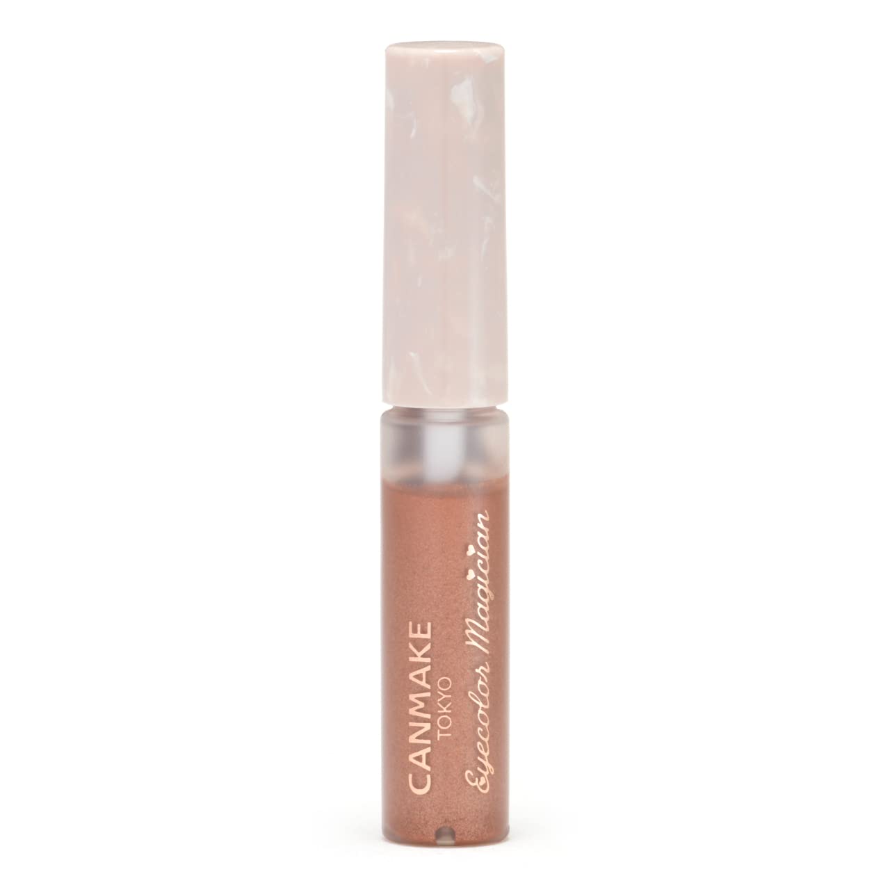CANMAKE Eye Color Magician 01 Memories of a Café 3.6ml Liquid Eyeshadow Cream Reddish Brown Glitter Pearl 1