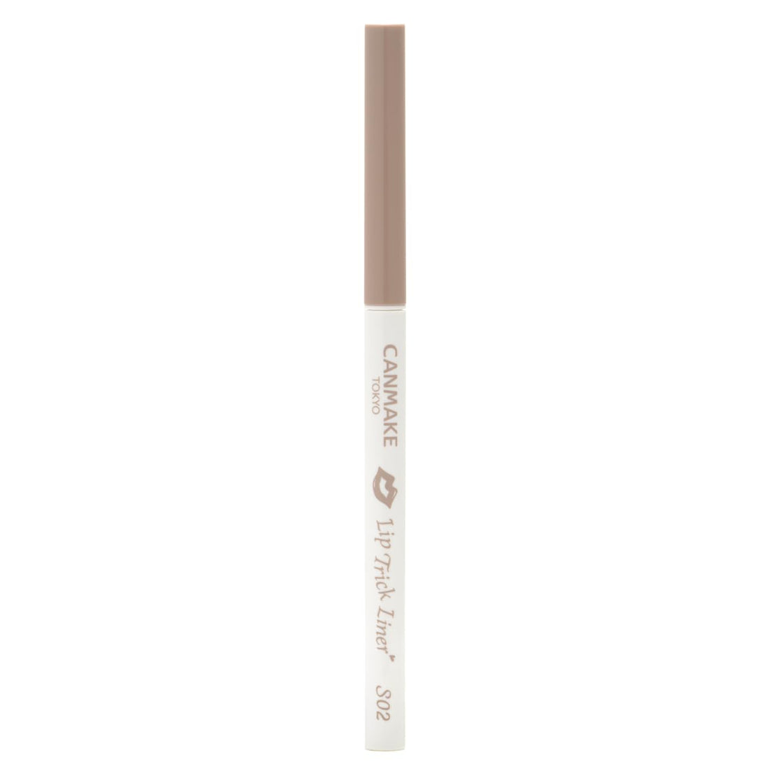 Canmake Lip Trick Liner S02 Bewitching Brown Shading Lip Pencil Type 1.5mm Retractable