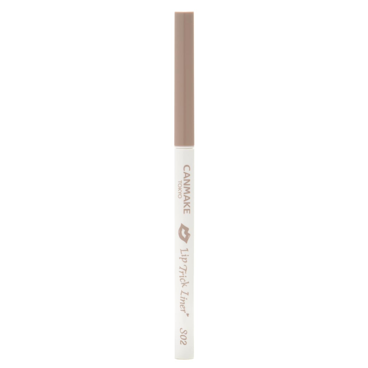 Canmake Lip Trick Liner S02 Bewitching Brown Shading Lip Pencil Type 1.5mm Retractable