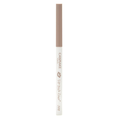 Canmake Lip Trick Liner S02 Bewitching Brown Shading Lip Pencil Type 1.5mm Retractable