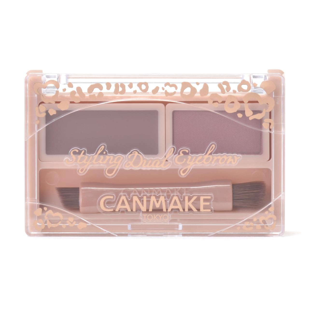 Canmake Styling Dual Eyebrow 04 Cloudy Mauve Base en cire × Base en poudre Sourcils en relief et doux