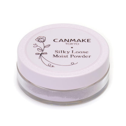CANMAKE Silky Loose Moist Powder 02 Sheer Lavender 6g Lightweight Finish