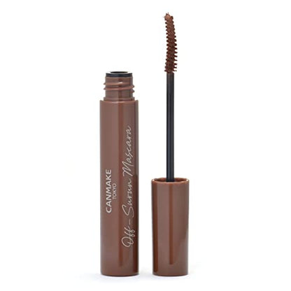 Canmake Off Surun Mascara 02 Milk Brown Hot Water Off Waterproof Smudge Proof Curl Keep Film Type 1 piece (x 1)