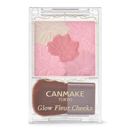CANMAKE Glow Fleur Cheeks Strawberry Milk Powder Blush 4g