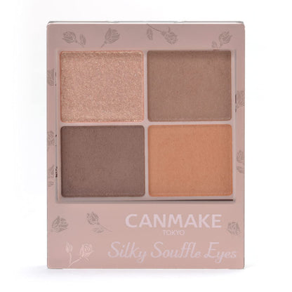 CANMAKE Silky Suffle Eyes M01 Sienna Wood Four-Color Eyeshadow