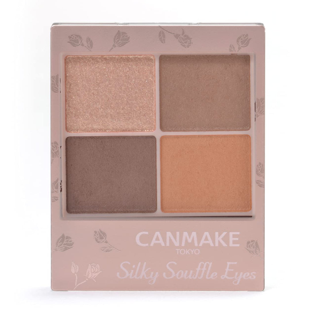 CANMAKE Silky Suffle Eyes M01 Sienna Wood Four-Color Eyeshadow