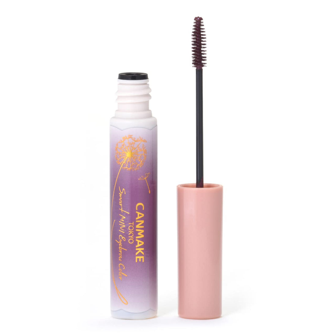 Canmake Smart Mini Eyebrow Color N02 Stylish Purple Color Eyebrow Ultra-Fine Brush Waterproof Wash Off 1 piece (x 1)