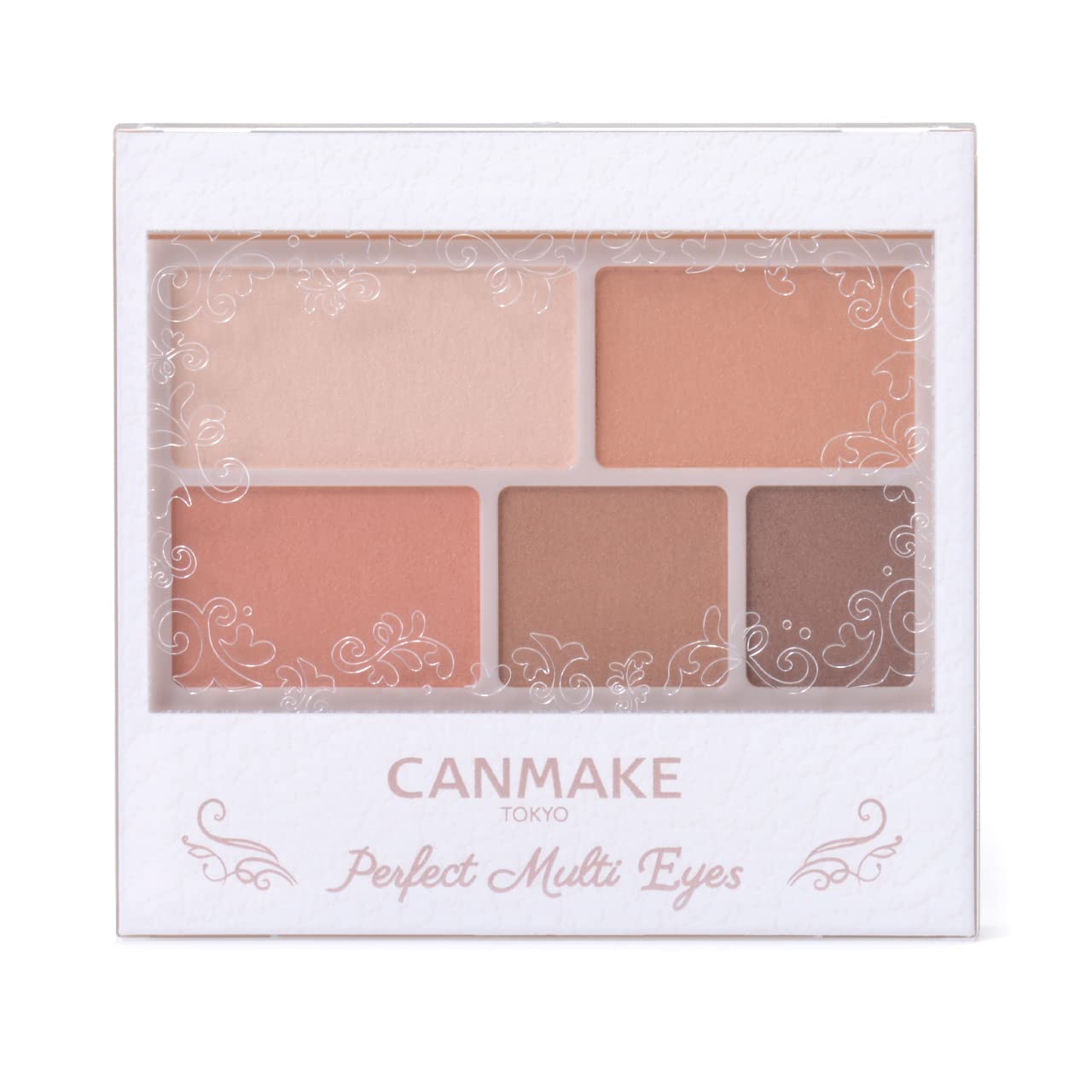 CANMAKE Perfect Multi Eyes 5-Color Eyeshadow Palette Weekend Orange
