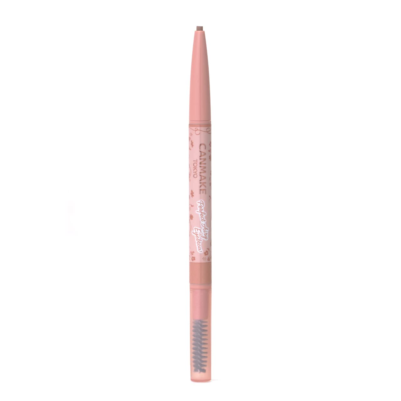 CANMAKE Perfect Airy Eyebrow Pencil 04 Milk Tea Brown with Brush