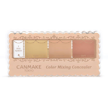 CANMAKE Color Mixing Concealer 04 Red Beige 4.2g Palette for Dullness
