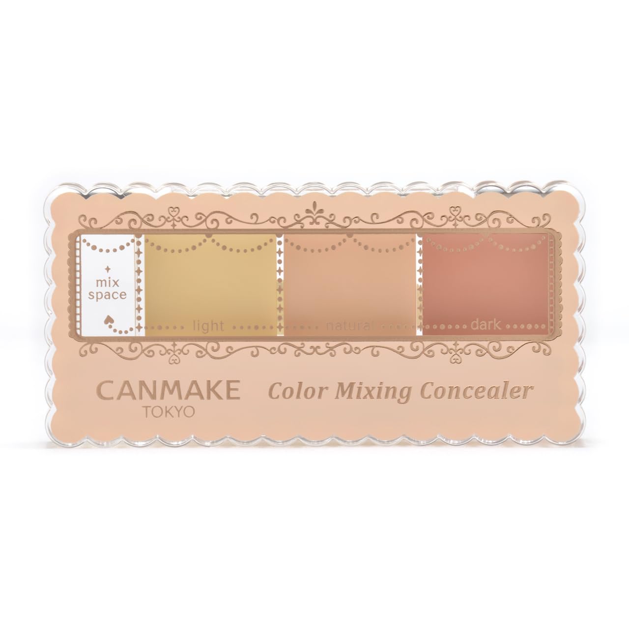 CANMAKE Color Mixing Concealer 04 Red Beige 4.2g Palette for Dullness