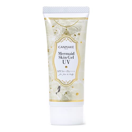 CANMAKE Mermaid Skin Gel UV Sunscreen SPF50+ 40g with Vitamin C Derivative