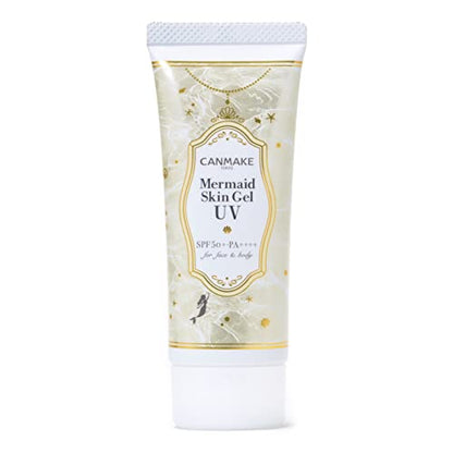 CANMAKE Mermaid Skin Gel UV Sunscreen SPF50+ 40g with Vitamin C Derivative