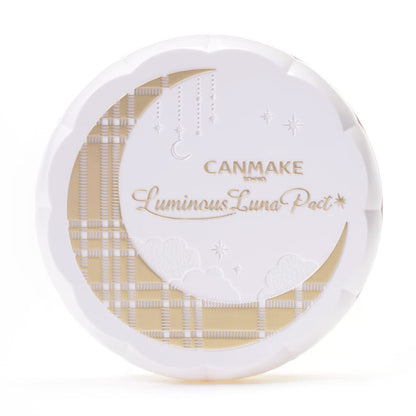 CANMAKE Luminous Luna Pact G01 Light Beige 9g Cream Pact for Radiant Skin