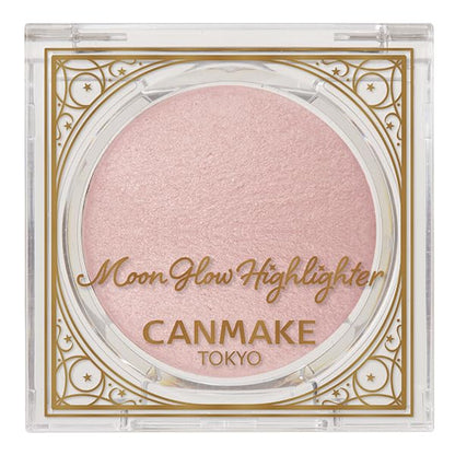 CANMAKE Moon Glow Highlighter 02 Light Pink 3.7g Baked Formula