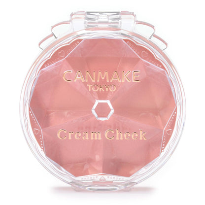 CANMAKE Cream Cheek 24 Peach Mousse 2.3g for a Natural Glow