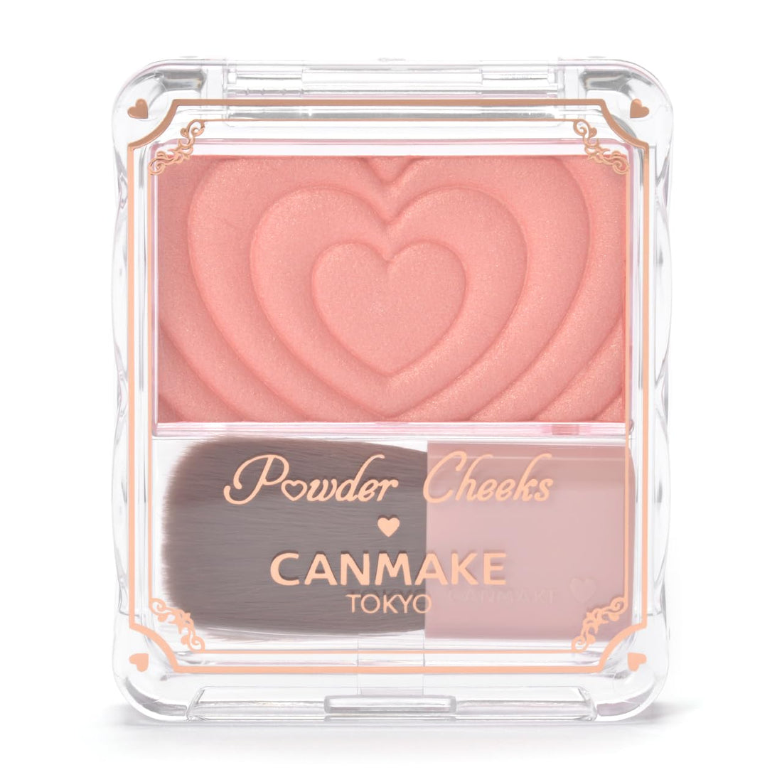 CANMAKE Powder Cheeks Juicy Coral 1.8g for a Natural Flush