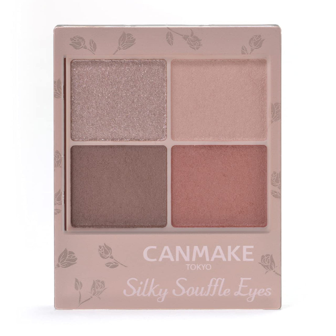 CANMAKE Silky Sufure Eyes Matte Eyeshadow M03 Rose Heat 4 Colors