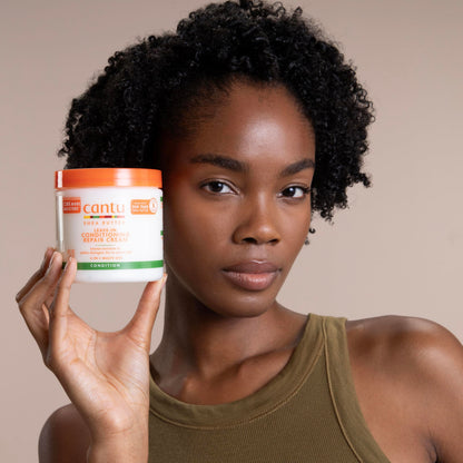 Cantu Leave In Conditioning Repair Cream 453g for Japanese Hair Care