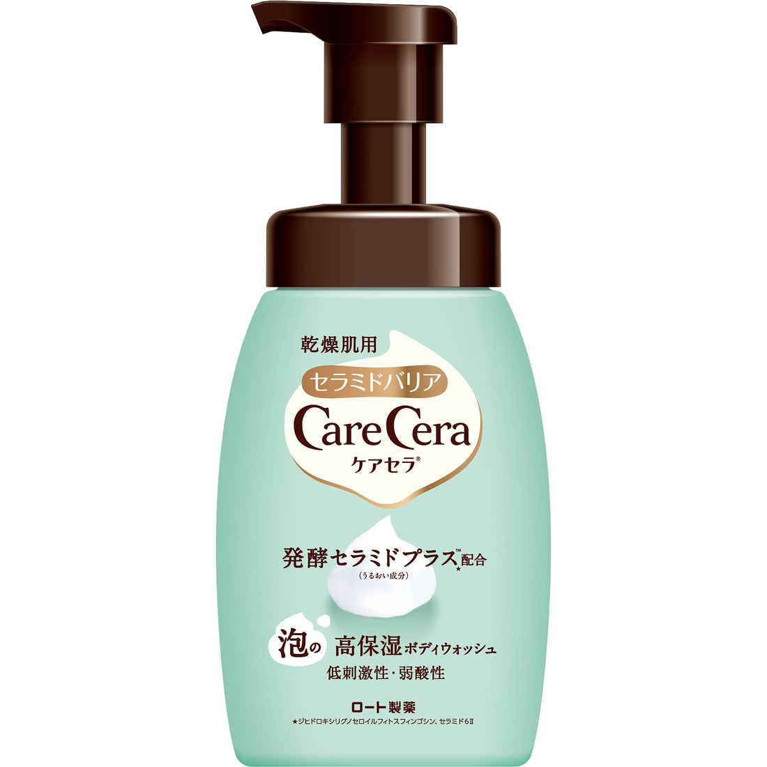 CareCera Foaming Body Wash 450ml Gentle Cleanser for Daily Hydration