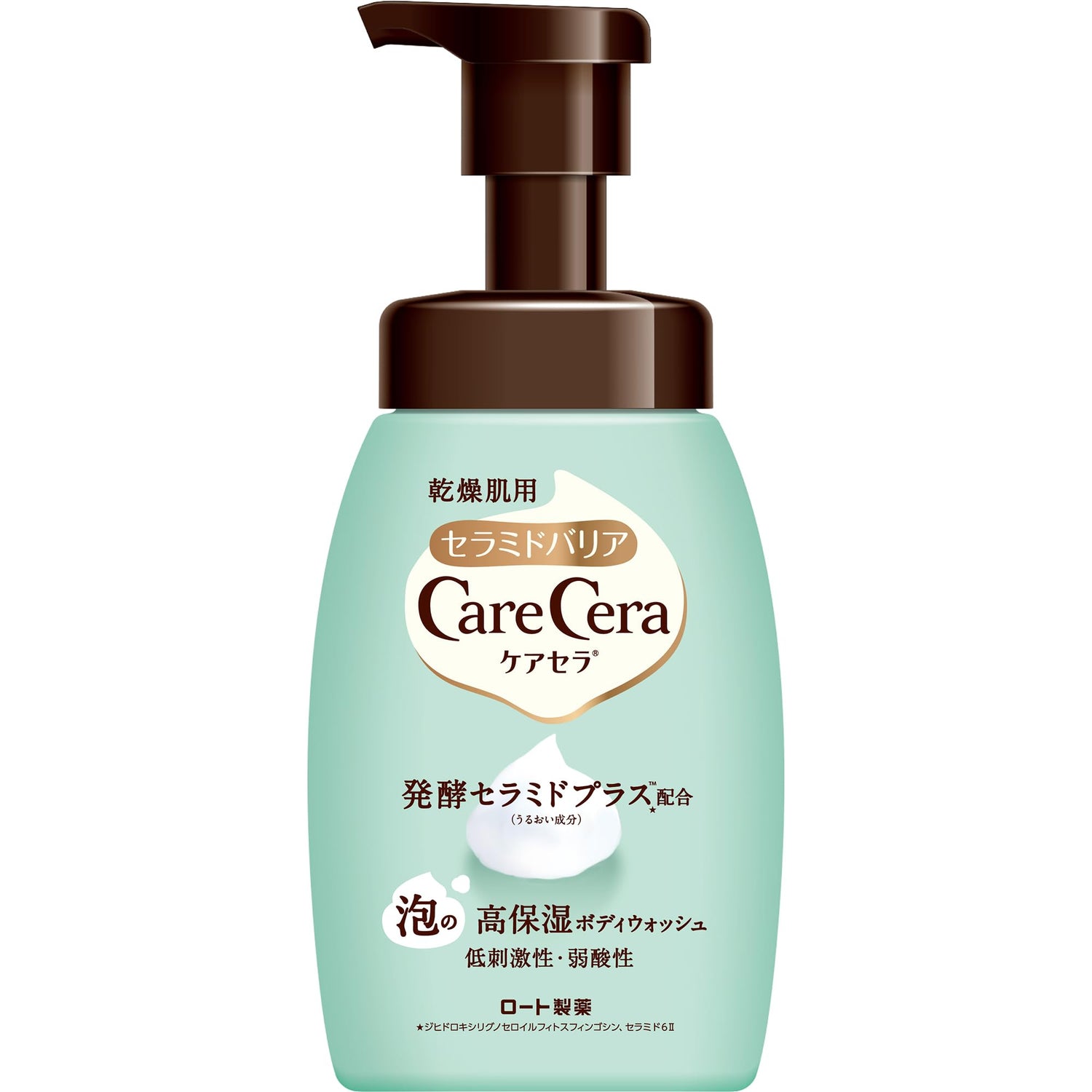 CareCera Foaming Body Wash 450ml Gentle Cleanser for Daily Hydration