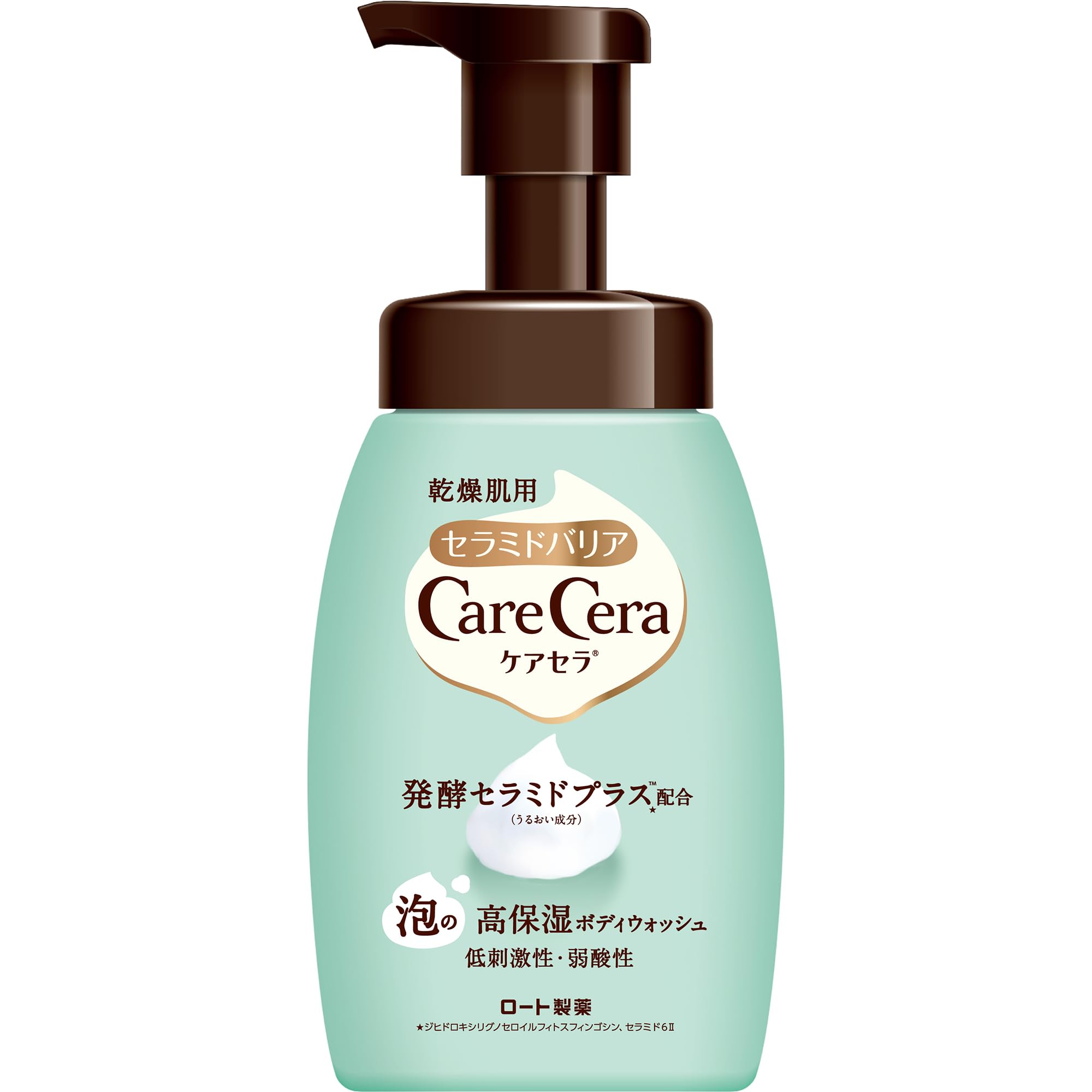 CareCera Foaming Body Wash 450ml Gentle Cleanser for Daily Hydration