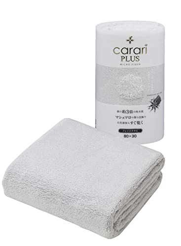 CB JAPAN Microfiber Face Towel Plus Quick Drying 30x80cm Gray