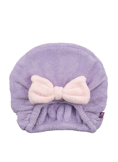 CB JAPAN Bonnet de serviette en microfibre violet pour le visage