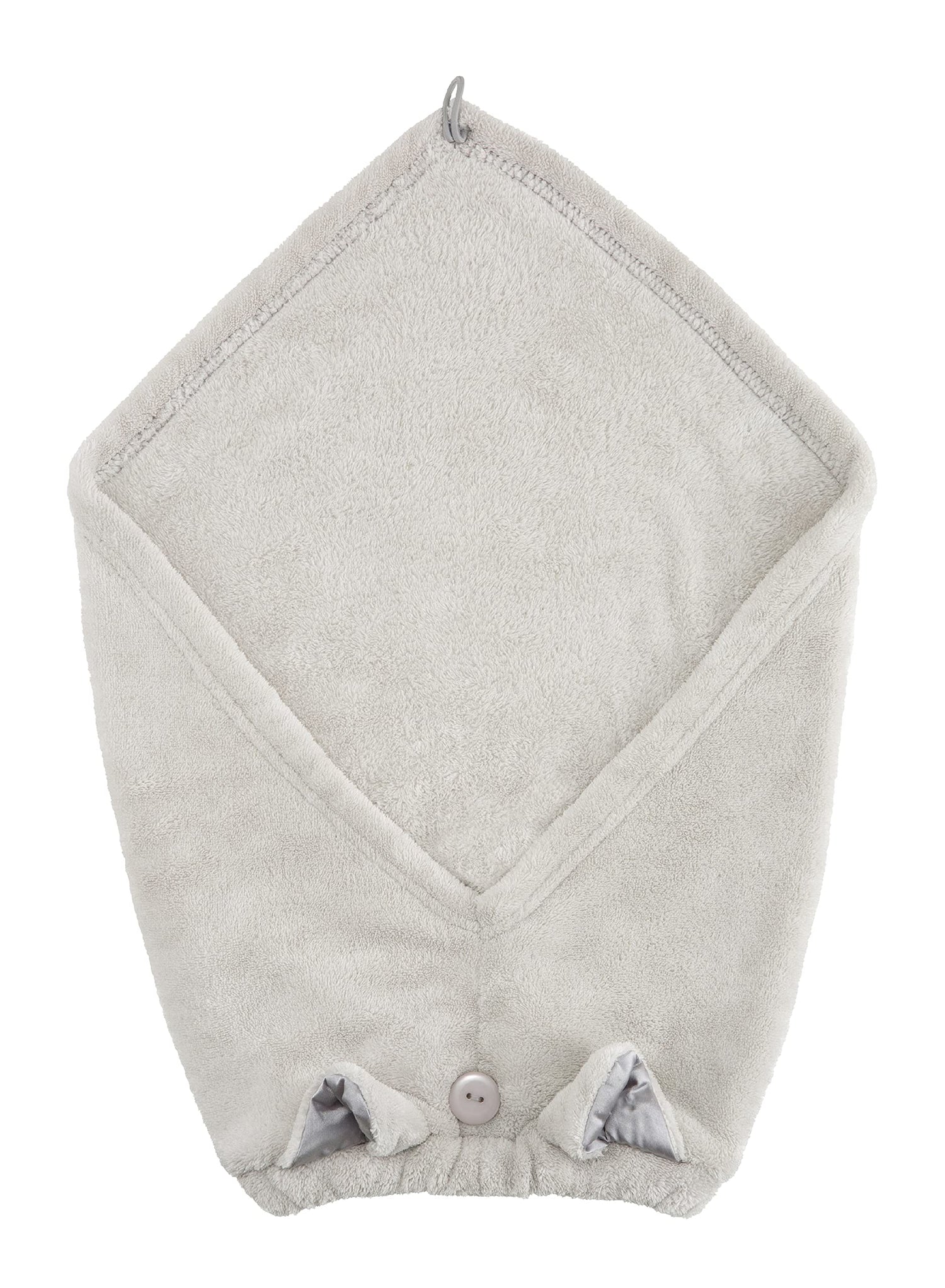 CB JAPAN carari Hair Turban Face Washing Pool Bath Microfiber with [3 Times] Absorbency Satin Cat [Head Circumference 44~68cm] Quickly Absorbs Moisture in Fiber Gaps Quick-Dry Marshmallow Softness Fluffy and Cushy Carari Zooey