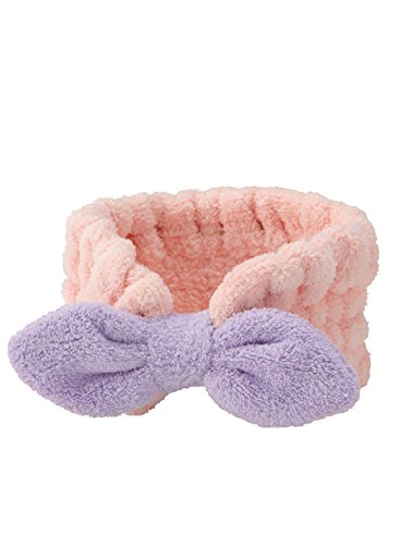 CB JAPAN Fluffy Microfiber Hair Band with Oversized Bow for Quick Drying