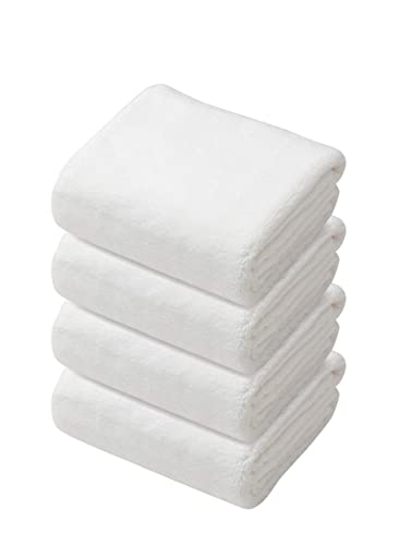 CB JAPAN Microfiber Face Towel Plus 4 Pack Soft and Absorbent